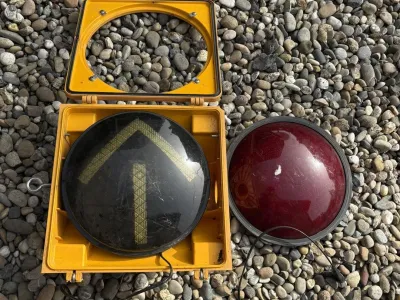 Feu de signalisation américain vintage – pièces et optiques – 