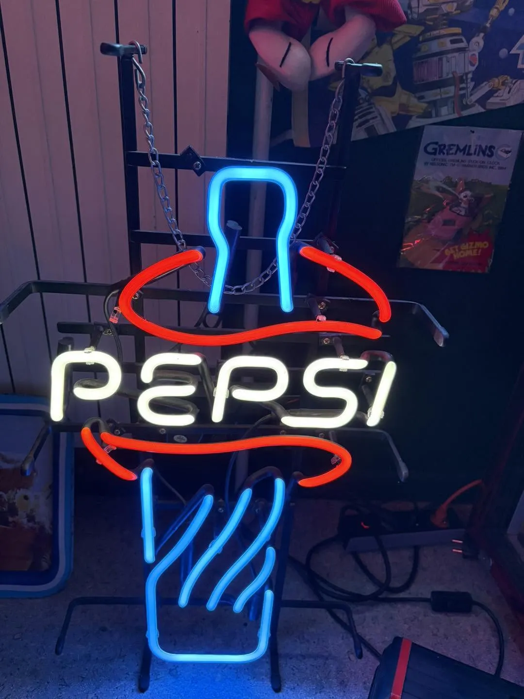 Enseigne néon Pepsi bouteille – 