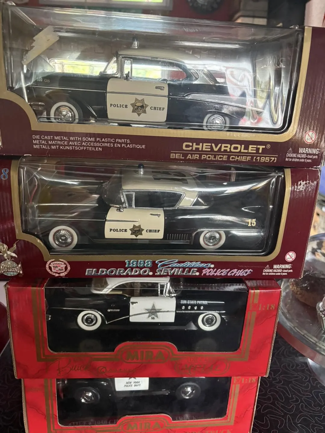 Voitures de police US miniatures – 