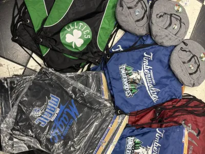 Lot sacs à cordon NFL et tongs – 