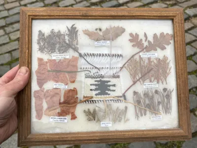 Cadre décoratif plumes amérindiennes – 
