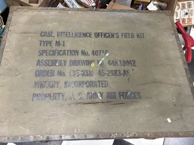 Caisse militaire US en bois – 