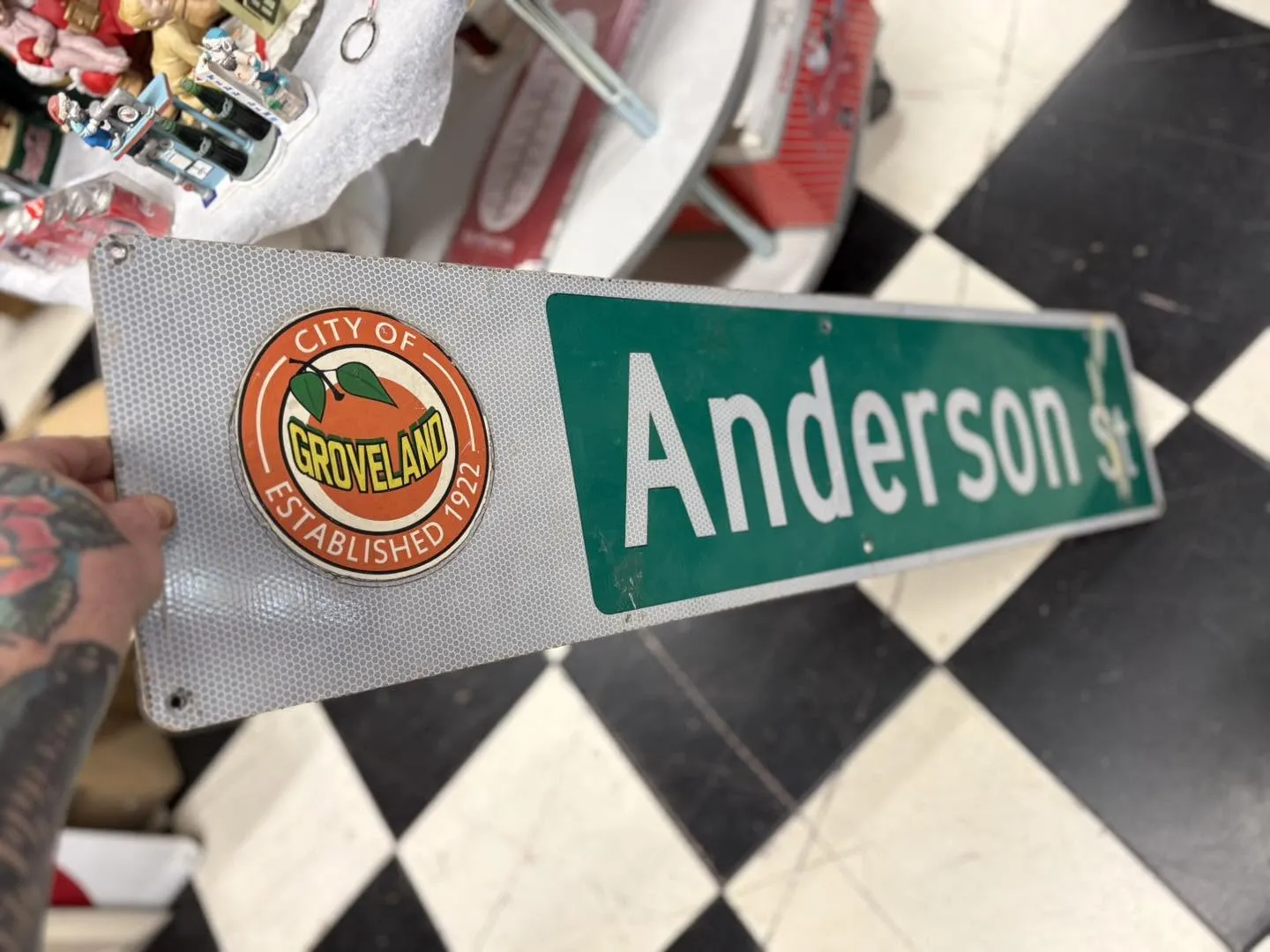 Panneau de rue américain « Anderson » – 