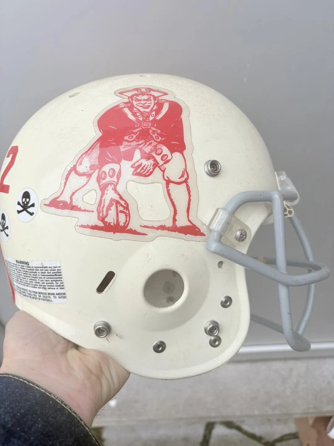 Casque New England Patriots rétro – 