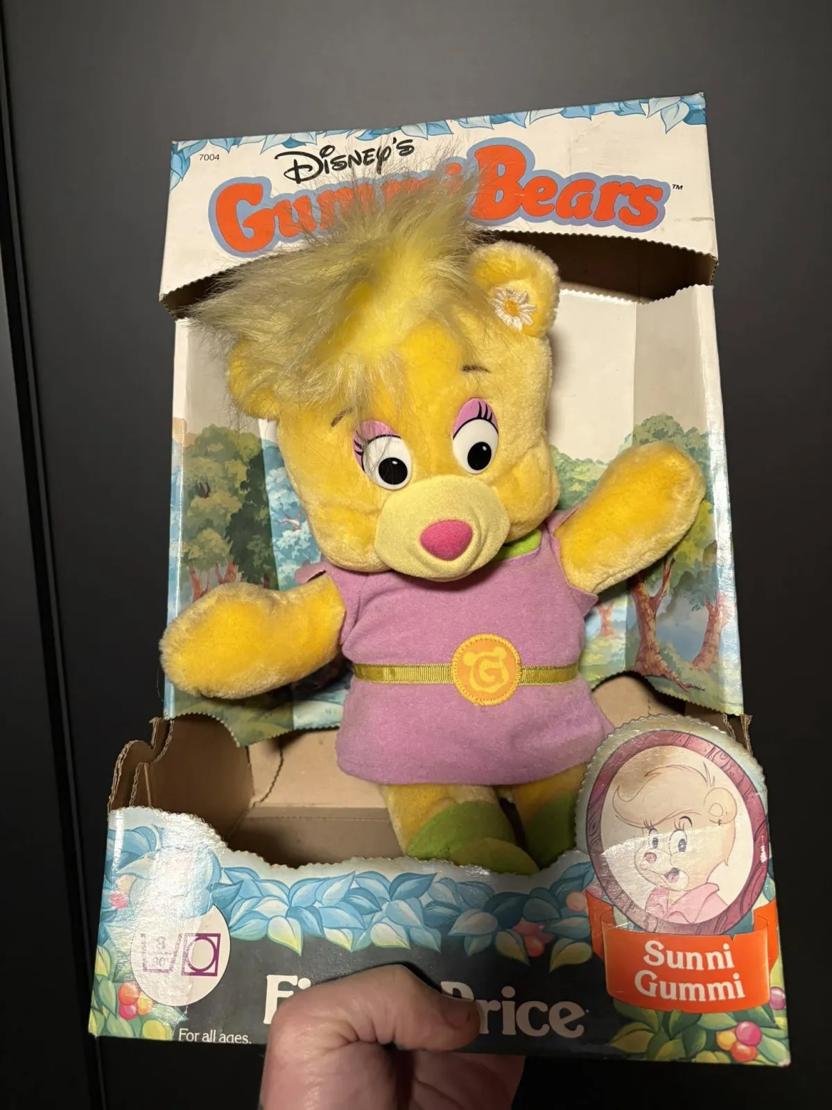 Peluche Gummi (Les Gummi) en boîte – 