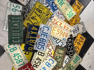 Lot de plaques d'immatriculation US – 
