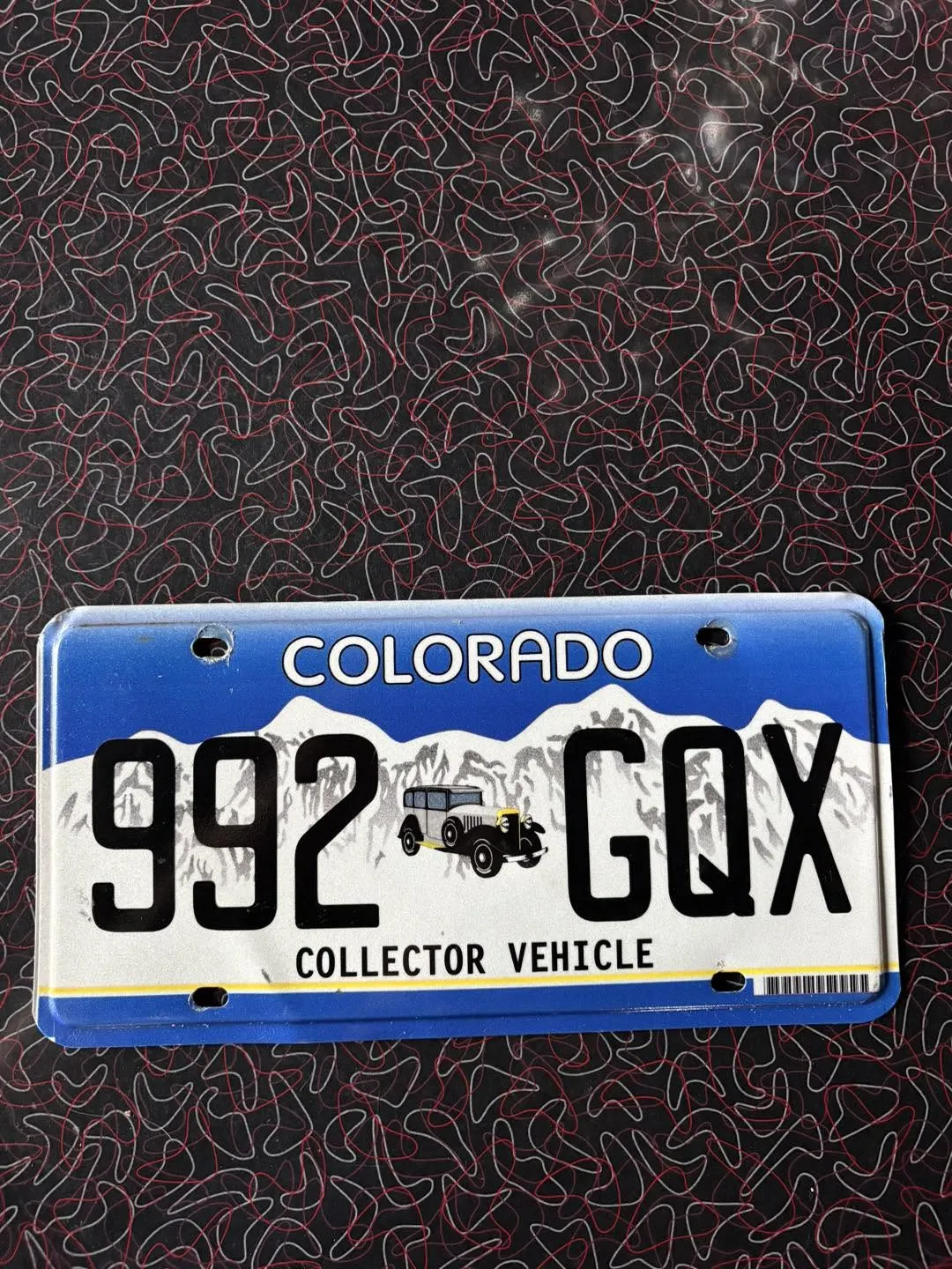Plaque d'immatriculation Colorado – 