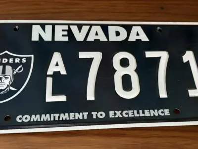 Plaque Nevada Las Vegas Raiders – 